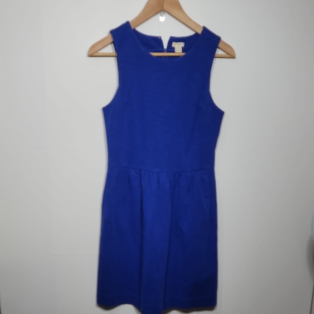 J. Crew Royal Blue Sleeveless Mini Dress